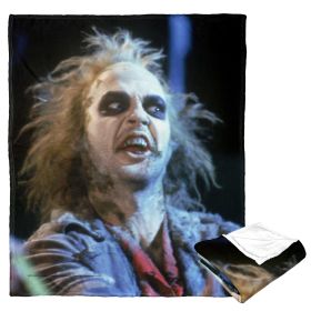 Beetlejuice Silk Touch Throw Blanket, 50" x 60", Ghost with the Most