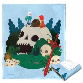 Adventure Time Silk Touch Throw Blanket, 50" x 60", Treasure Awaits