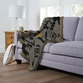 Ent 019 Yellowstone-Waffle Aztec Woven Jacquard Throw