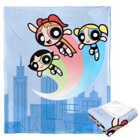 Cartoon Network's Powerpuff Girls Silk Touch Throw Blanket, 50" x 60", Protectors of Townsville