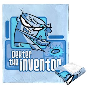 Cartoon Network's Dexter's Laboratory Silk Touch Throw Blanket, 50" x 60", Dexter the Inventor