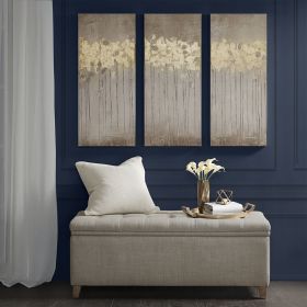 Gold Foil Abstract 3-piece Canvas Wall Art Set