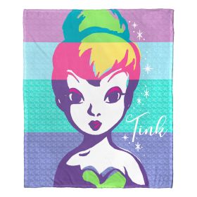 Tinkerbell; Rainbow Tink Aggretsuko Comics Silk Touch Throw Blanket; 50" x 60"