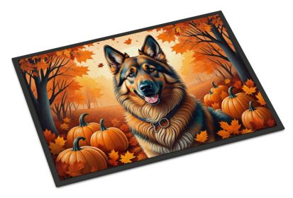 Belgian Tervuren Fall Doormat Front Door Mat Indoor Outdoor Rugs for Entryway, Non Slip Washable Low Pile, 24H X 36W