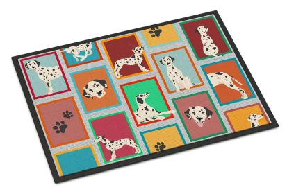 Lots of Dalmatian Doormat Front Door Mat Indoor Outdoor Rugs for Entryway, Non Slip Washable Low Pile, 24H X 36W