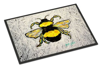 Buzzbee Bumblebee Doormat Front Door Mat Indoor Outdoor Rugs for Entryway, Non Slip Washable Low Pile, 24H X 36W