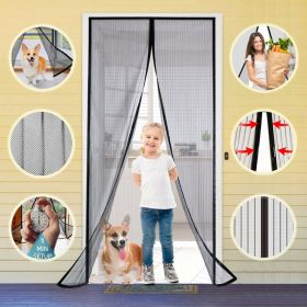 Magnetic Screen Door Retractable Mesh Net Pet Patio Hands Free Mosquito Magic