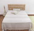 Handloom textured stripe blanket Bedspread for bedroom Large size throw blanket for sofa Handmade decorative bedcover Woven cotton chic