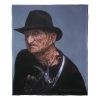 Freddy vs Jason Silk Touch Throw Blanket, 50" x 60", Frightening Freddy