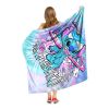 Lilo & Stitch; Hippie Stitch Aggretsuko Comics Silk Touch Throw Blanket; 50" x 60"