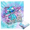 Lilo & Stitch; Hippie Stitch Aggretsuko Comics Silk Touch Throw Blanket; 50" x 60"