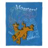 Warner Bros. Scooby-Doo Silk Touch Throw Blanket, 50" x 60", Monsters Oh My