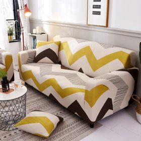 Printed Sofa Cushion Sofa Cover Sofa Cover (Option: L-2 seater)