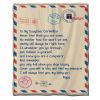 Letter Blanket Soft Flannel Throw Blanket 200*150CM