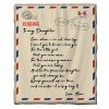 Letter Blanket Soft Flannel Throw Blanket 200*150CM