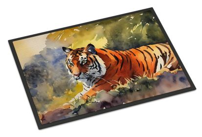 Bengal Tiger Doormat Front Door Mat Indoor Outdoor Rugs for Entryway, Non Slip Washable Low Pile, 24H X 36W (Default: Default)