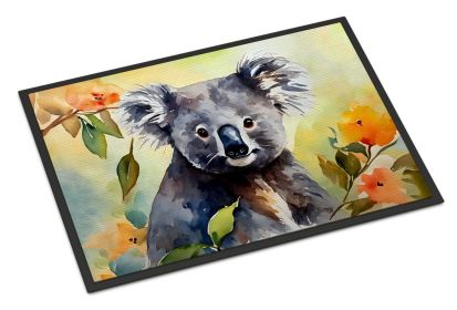 Koala Doormat Front Door Mat Indoor Outdoor Rugs for Entryway, Non Slip Washable Low Pile, 24H X 36W (Default: Default)