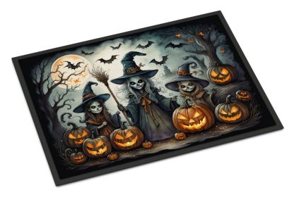 Witches Spooky Halloween Doormat Front Door Mat Indoor Outdoor Rugs for Entryway, Non Slip Washable Low Pile, 24H X 36W (Default: Default)