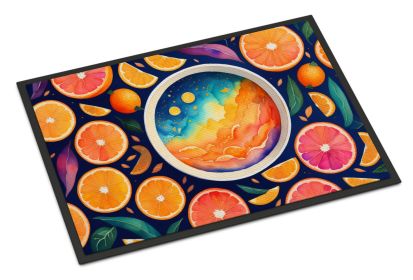 Colorful Oranges Doormat Front Door Mat Indoor Outdoor Rugs for Entryway, Non Slip Washable Low Pile, 24H X 36W (Default: Default)