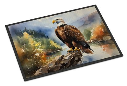 Eagle Doormat Front Door Mat Indoor Outdoor Rugs for Entryway, Non Slip Washable Low Pile, 24H X 36W (Default: Default)