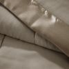 Lightweight Down Alternative Blanket with Satin Trim