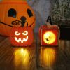 Halloween pumpkin lights portable night light ghost festival luminous lantern decoration Halloween party props