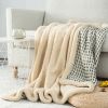 VERAMUSE Sherpa Throw Blanket for Couch 50"X60" Winter Thick Warm Blankets for Bed Sofa